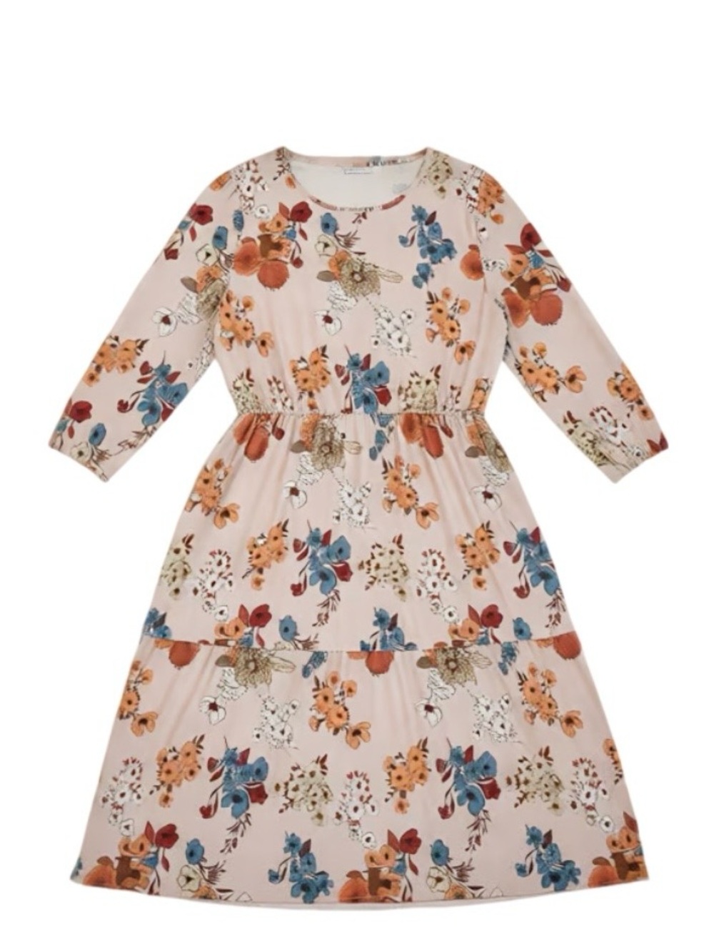 Emery Rose Pink Floral Long Sleeve Dress 🌷